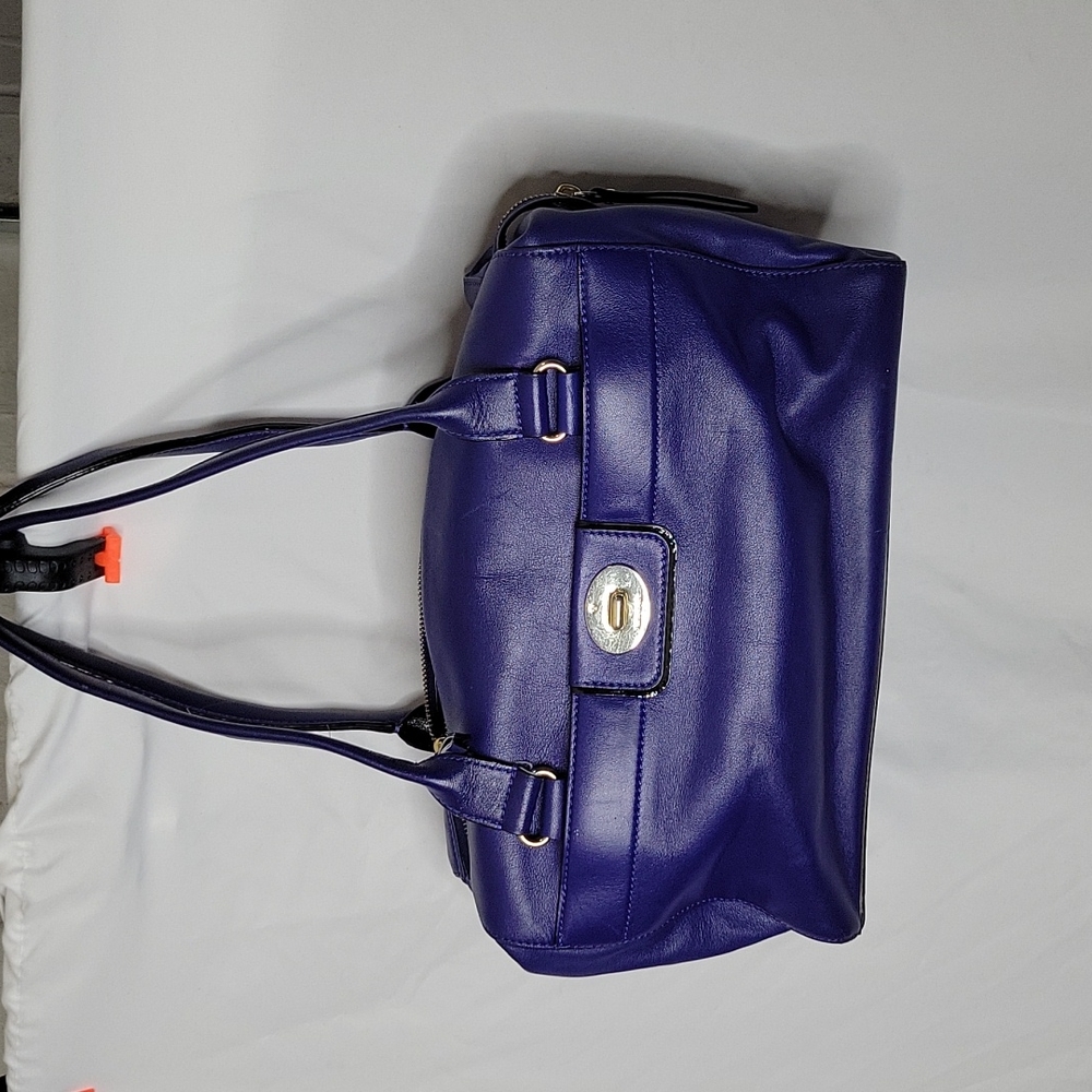 Kate spade Blue leather shoulder bag/ tote. Gently used.